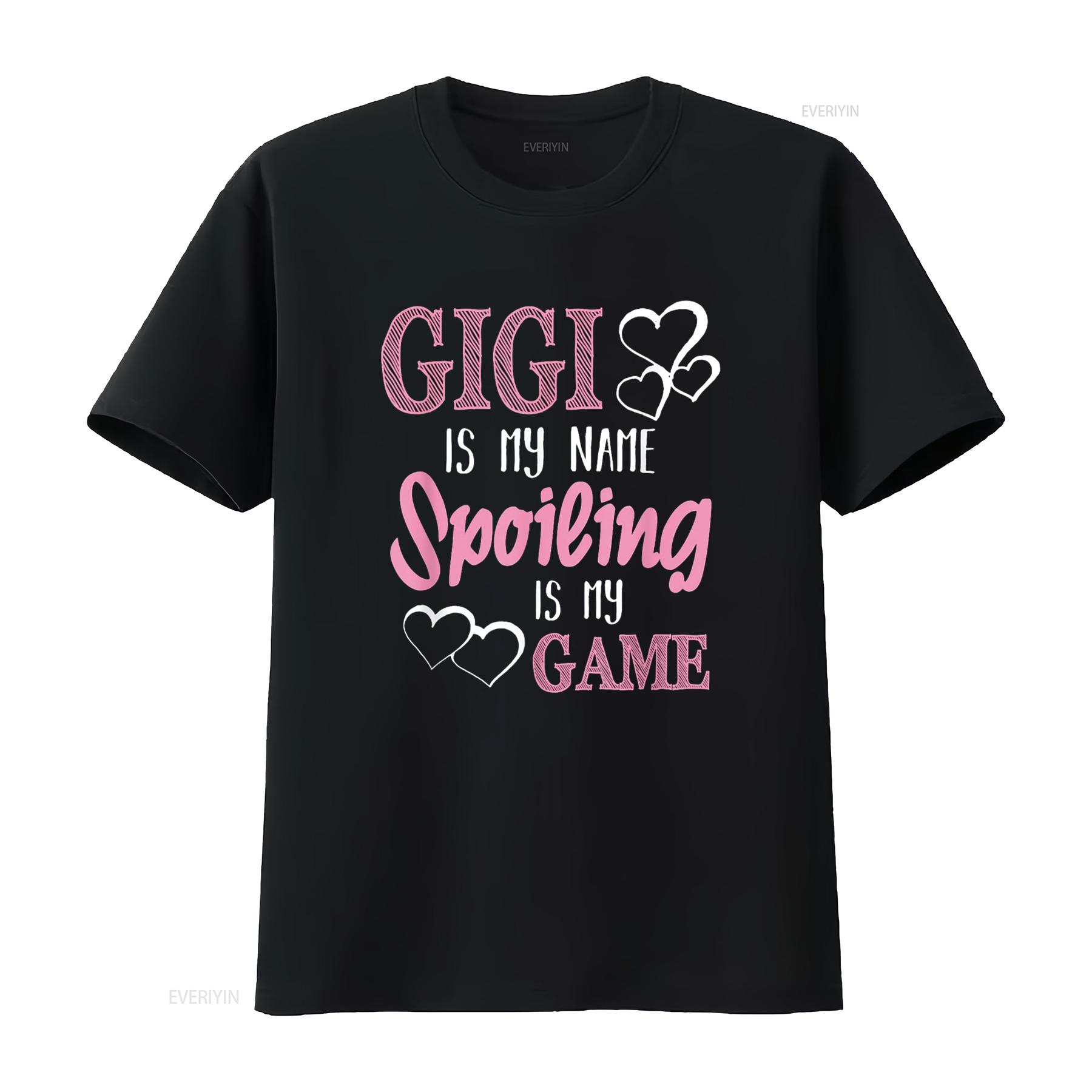 GiGi Is My Name Spoiling Game Grandmother T Shirt vintage Washed Unisex homme designer clothes Comfortable Versatile fashion 4XL
GiGi Is My Name Spoiling Game Grandmother T Shirt vintage Washed Unisex homme designer clothes Comfortable Versatile fashion 4XL