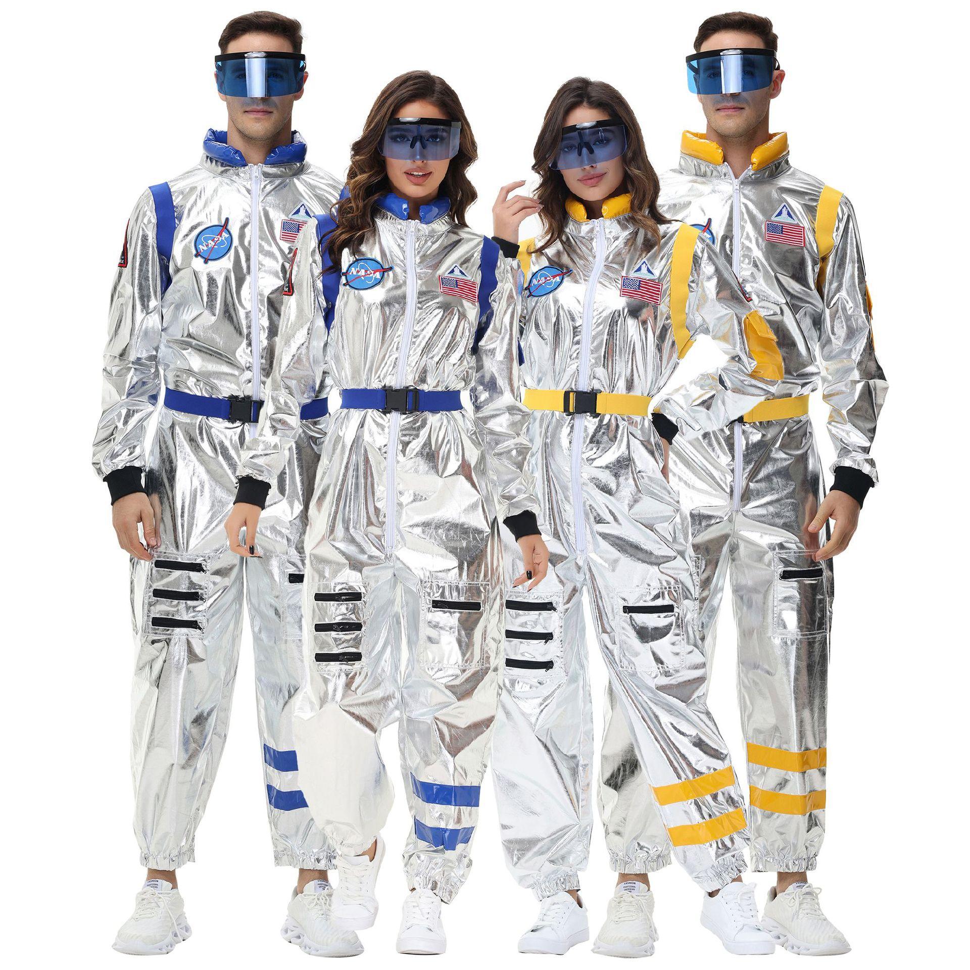 Halloween couple wandering the earth with the same cos space costume, men s and women s astronaut stage attire One Size
Halloween couple wandering the earth with the same cos space costume, men s and women s astronaut stage attire One Size