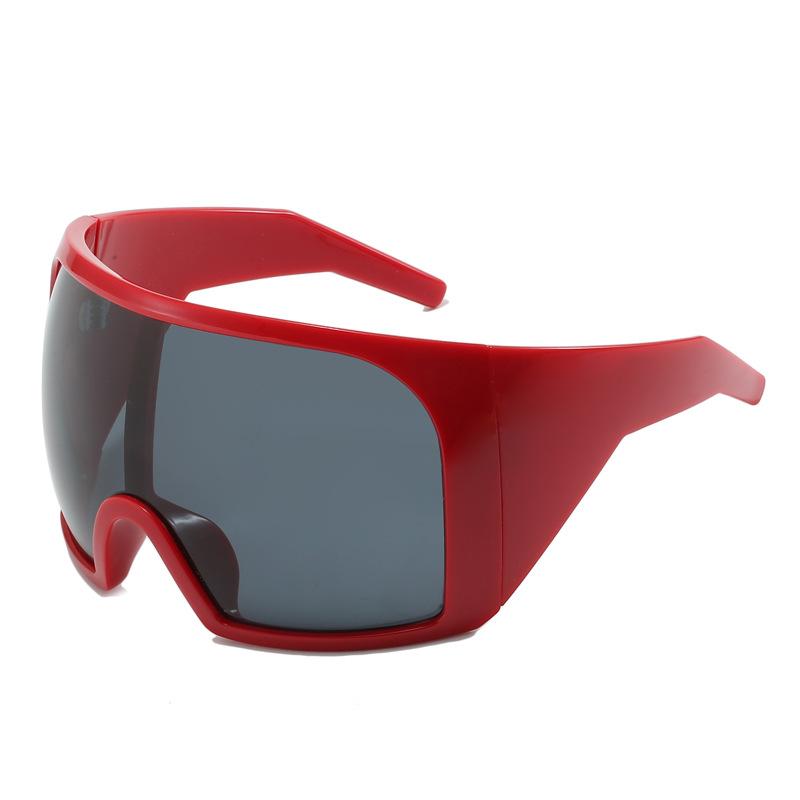 Oversized Frame Mask Sunglasses Cycling Trendy Cool Trendy Gothic Pioneer Modeling Armor Sunglasses Sun Protection Men
Oversized Frame Mask Sunglasses Cycling Trendy Cool Trendy Gothic Pioneer Modeling Armor Sunglasses Sun Protection Men