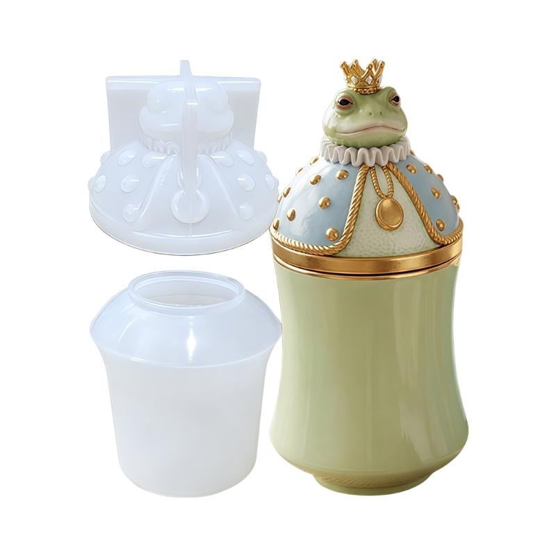 Animal Shape Silicone Candle Molds Resin Jar Mould With Lid For Making Candle Cup Decorative Storage Jar Resin Casting 1
Animal Shape Silicone Candle Molds Resin Jar Mould With Lid For Making Candle Cup Decorative Storage Jar Resin Casting 1