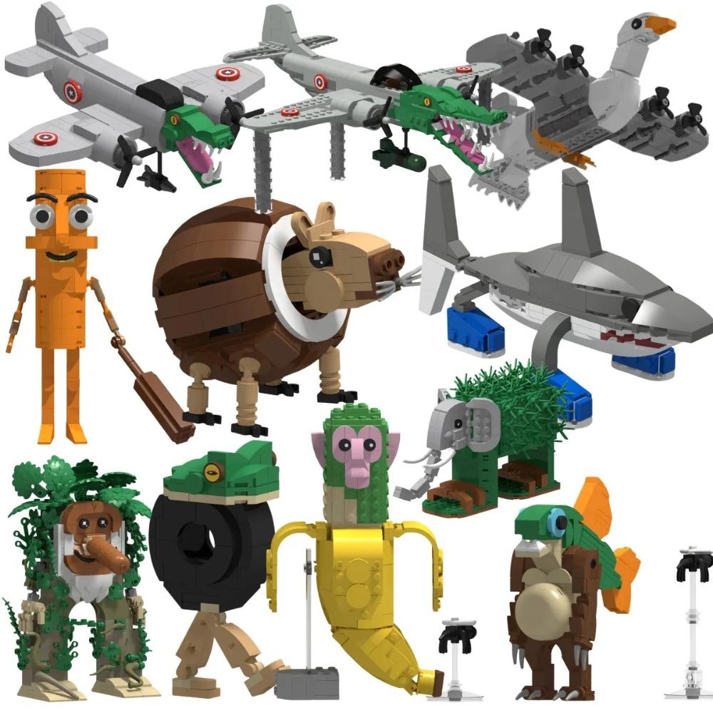 2025 New Brainrot Bricks Tung Tung Sahur Italy Tralalero Tralala Building Blocks Funny Assembly Toys for Child s Birthday Gifts
2025 New Brainrot Bricks Tung Tung Sahur Italy Tralalero Tralala Building Blocks Funny Assembly Toys for Child s Birthday Gifts