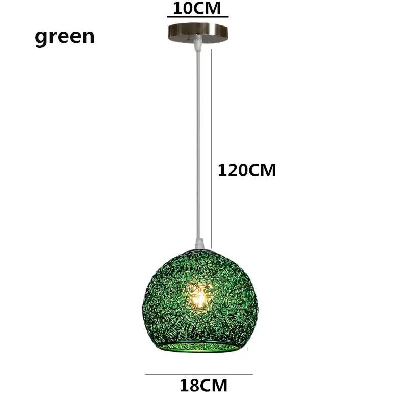Современный подвесной светильник, цветной подвесной светильник, круглый подвесной светильник для ресторана, кафе, комнаты, креативные светодиодные светильники E27LED, светильники для спальни Changeable Light
Современный подвесной светильник, цветной подвесной светильник, круглый подвесной светильник для ресторана, кафе, комнаты, креативные светодиодные светильники E27LED, светильники для спальни Changeable Light