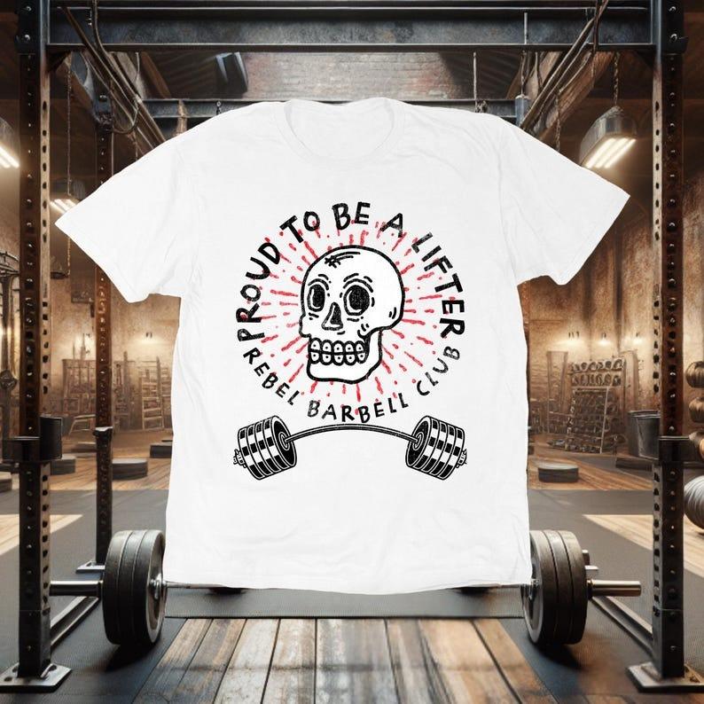 Men Women Pure Cotton Short Sleeve Crewneck T Shirt Proud To Be A Lifter Rebel Barbell T-shirts Summer Hot Sale Tee 5XL різнокольоровий
Men Women Pure Cotton Short Sleeve Crewneck T Shirt Proud To Be A Lifter Rebel Barbell T-shirts Summer Hot Sale Tee 5XL різнокольоровий