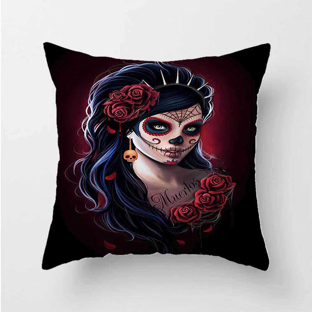 Наволочка квадратная молния страшный череп женский 3D печатный декоративный 40x40cm
Наволочка квадратная молния страшный череп женский 3D печатный декоративный 40x40cm