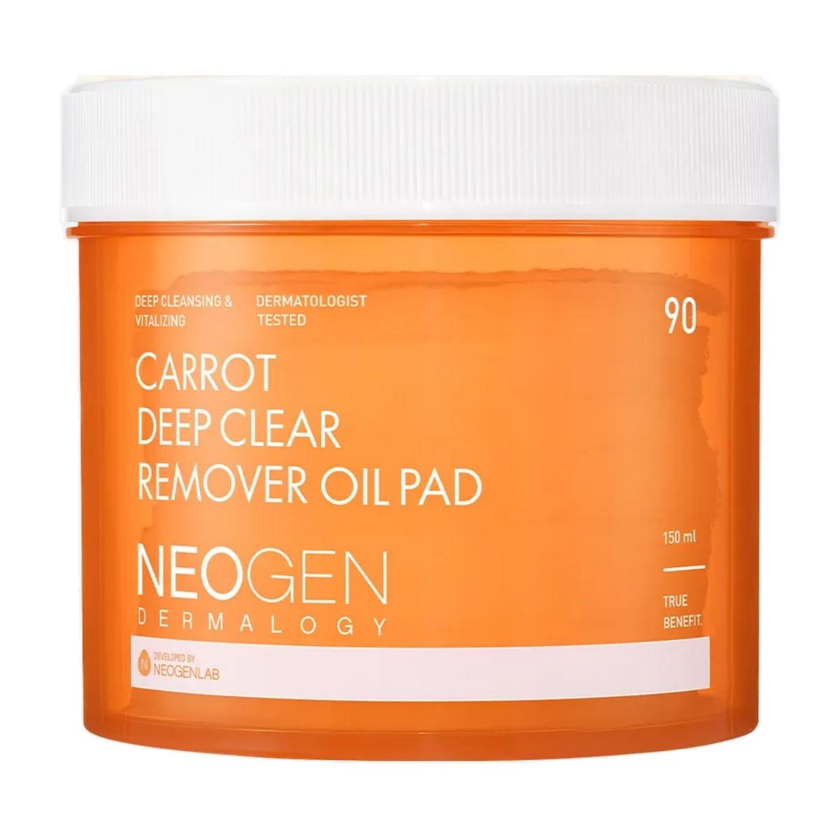 NEOGEN DERMALOGY Carrot Deep Clear Remover Oil Pad 150ml (60 Pads)
NEOGEN DERMALOGY Carrot Deep Clear Remover Oil Pad 150ml (60 Pads)