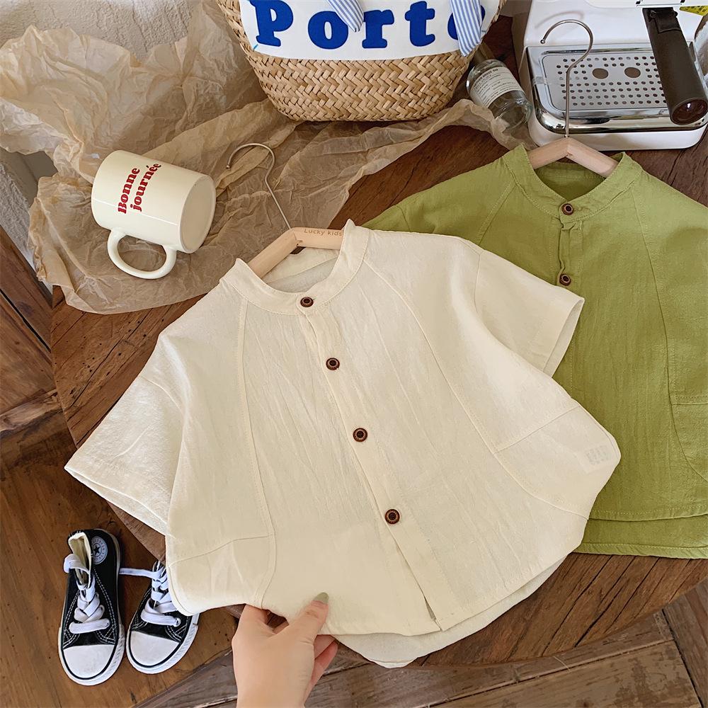 2025 Summer Korean Style Versatile Short-Sleeve Boys Shirt by Montaigne - Trendy Kidswear 90cm зелёный/авокадо
2025 Summer Korean Style Versatile Short-Sleeve Boys Shirt by Montaigne - Trendy Kidswear 90cm зелёный/авокадо