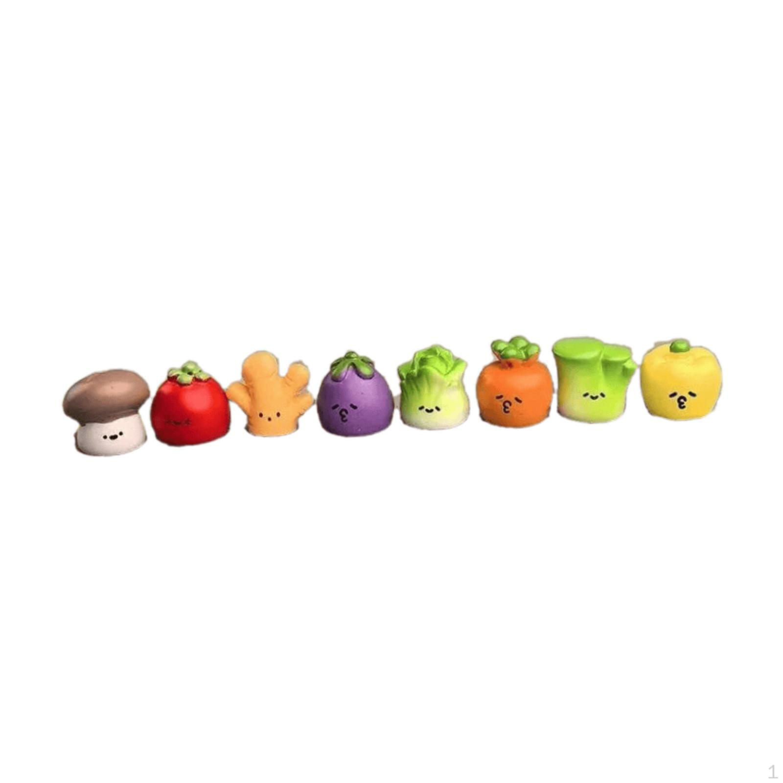 8Pcs Mini Vegetables Figurines Miniatures Kitchen Food Display Gifts Decoration Fake
8Pcs Mini Vegetables Figurines Miniatures Kitchen Food Display Gifts Decoration Fake