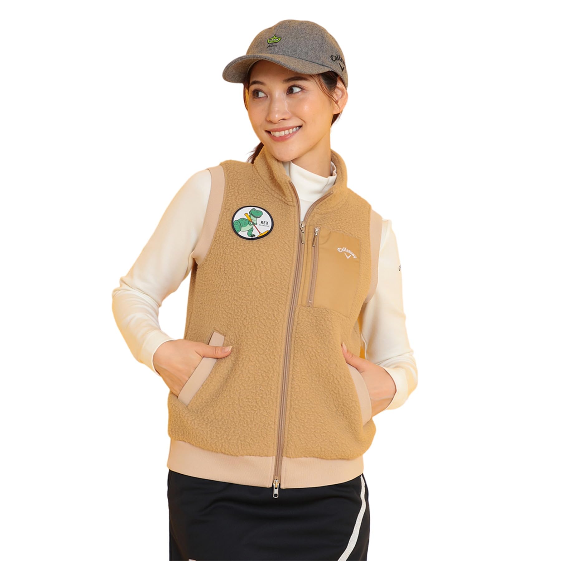Callaway Women s Sherpa Fleece Boa Vest (TOY STORY Collaboration) / Golf / C24216230 1040_Beige
Callaway Women s Sherpa Fleece Boa Vest (TOY STORY Collaboration) / Golf / C24216230 1040_Beige