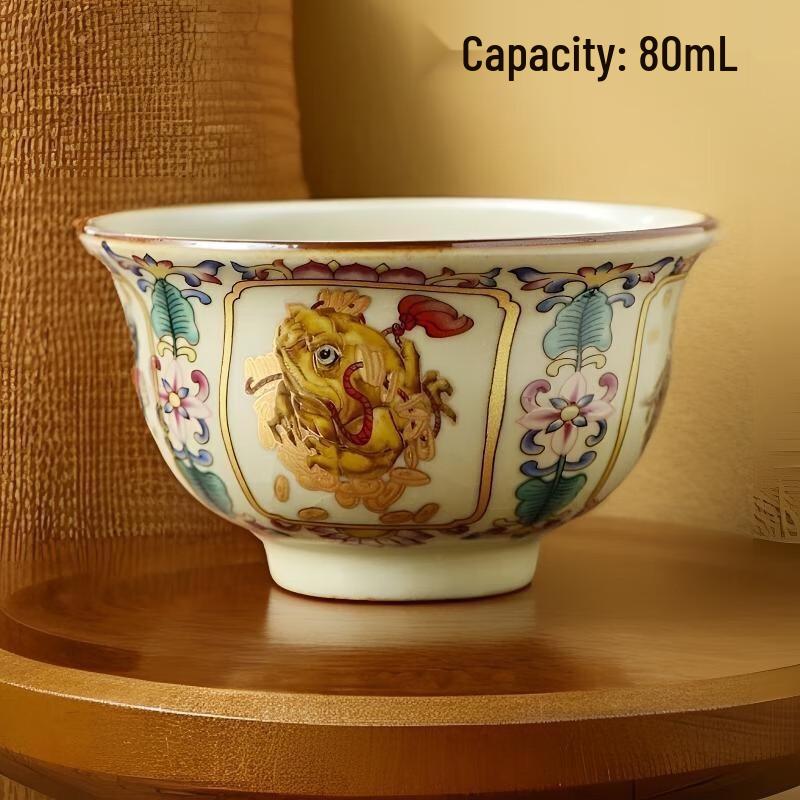 Shangqi Lucky Wealth Chinese Ceramic Teacups (Set of 3)
Shangqi Lucky Wealth Chinese Ceramic Teacups (Set of 3)
