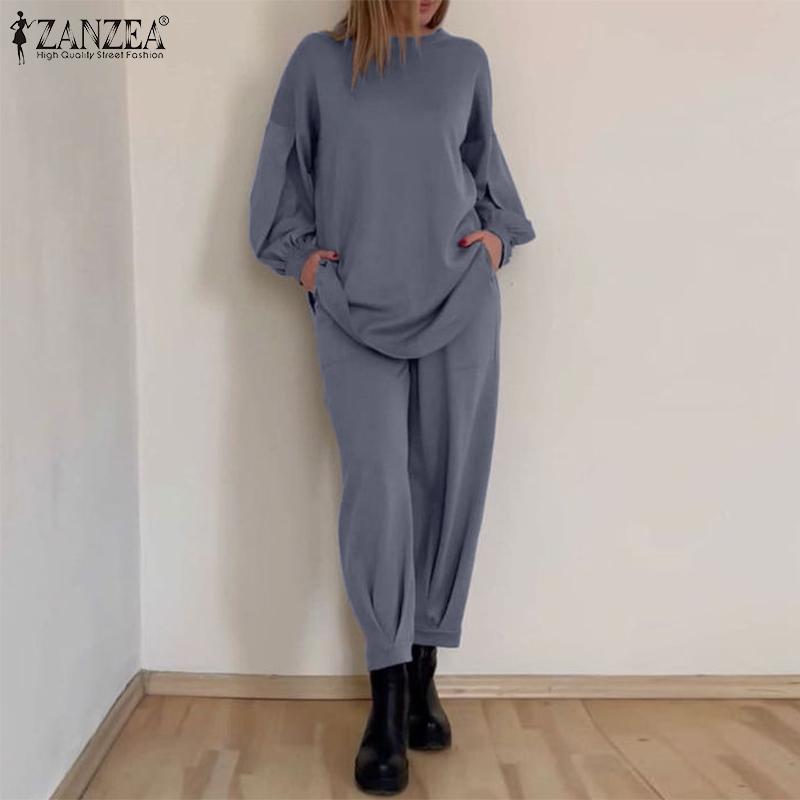ZANZEA женские однотонные повседневные брюки с круглым вырезом и рукавами-фонариками, эластичный пояс с боковыми карманами, 9/10
ZANZEA женские однотонные повседневные брюки с круглым вырезом и рукавами-фонариками, эластичный пояс с боковыми карманами, 9/10