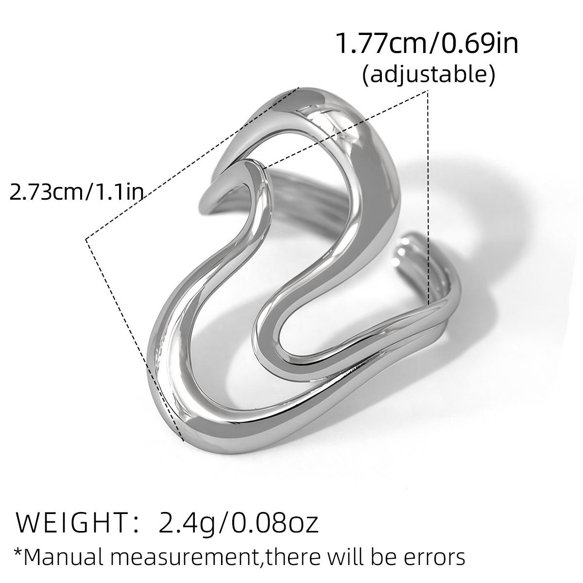 Fashion Geometric Stainless steel Open Rings For Women Stacked Irregular Ring Women s Accessories Party Festival Accessories resizable
Fashion Geometric Stainless steel Open Rings For Women Stacked Irregular Ring Women s Accessories Party Festival Accessories resizable
