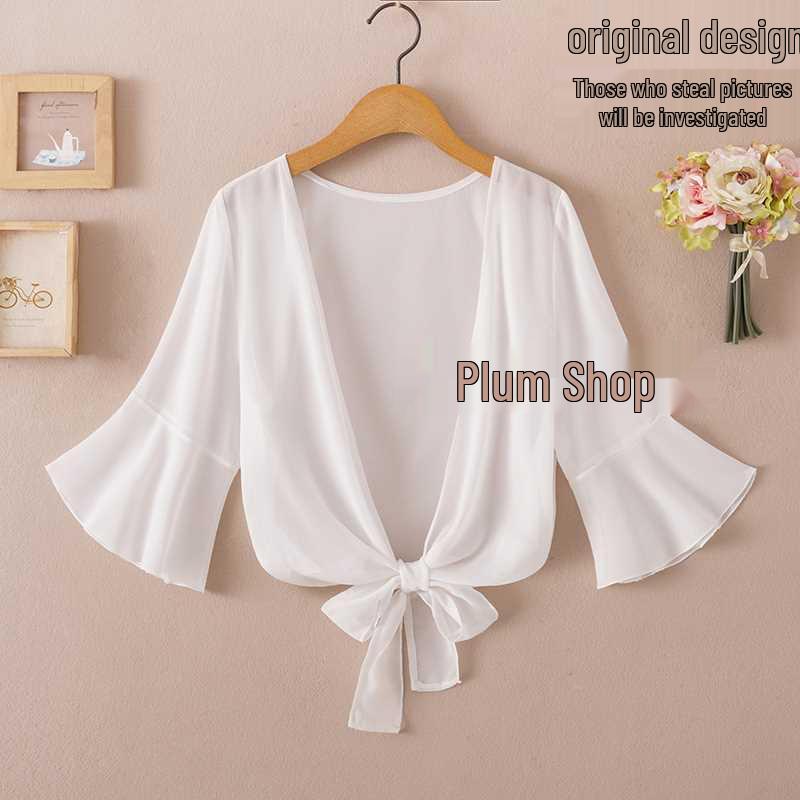 2022 Summer Plus Size Chiffon Cardigan - Five-Sleeve Sun Protection Shawl, Short Style Default Items
2022 Summer Plus Size Chiffon Cardigan - Five-Sleeve Sun Protection Shawl, Short Style Default Items