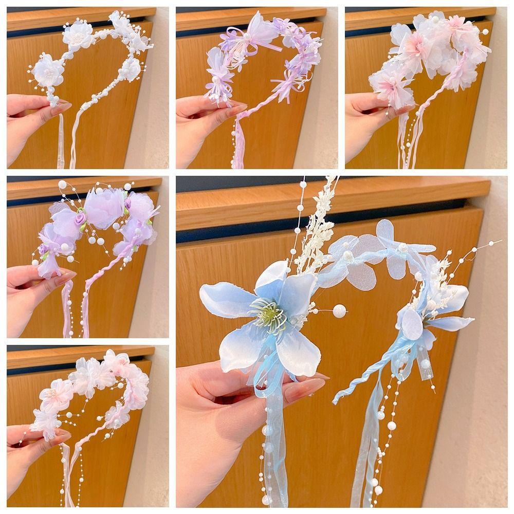 Floral Garland Hanfu Headdress Elegant Floral Crown Hairband Children Flower Headband Photograph Style1
Floral Garland Hanfu Headdress Elegant Floral Crown Hairband Children Flower Headband Photograph Style1