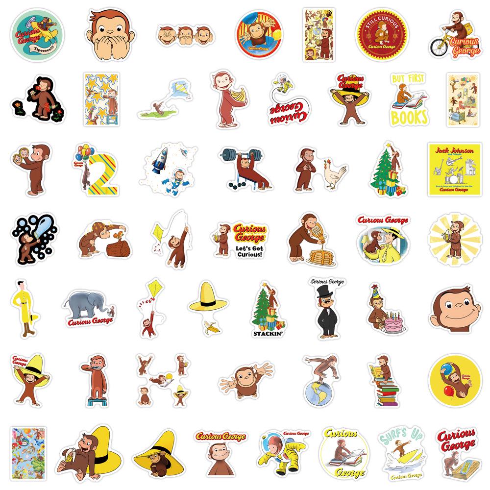 50 Curious George Cartoon Stickers for Planners, Water Bottles, and Laptops - Waterproof & Decorative
50 Curious George Cartoon Stickers for Planners, Water Bottles, and Laptops - Waterproof & Decorative
