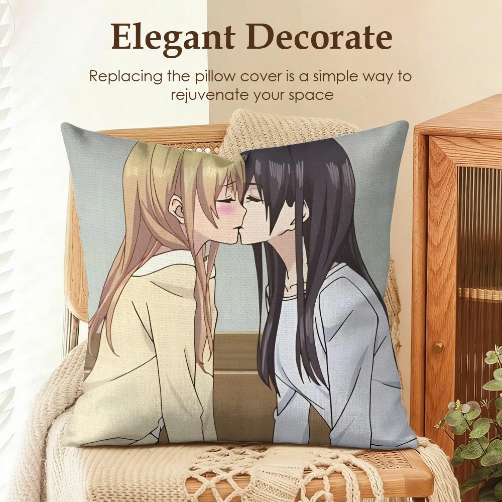 Anime BBloom Into You Cushion Cover Natural Linen Organic Fabric DoubleSided Printing Sofa Home Decor Gift Pillow Case 30x30cm
Anime BBloom Into You Cushion Cover Natural Linen Organic Fabric DoubleSided Printing Sofa Home Decor Gift Pillow Case 30x30cm