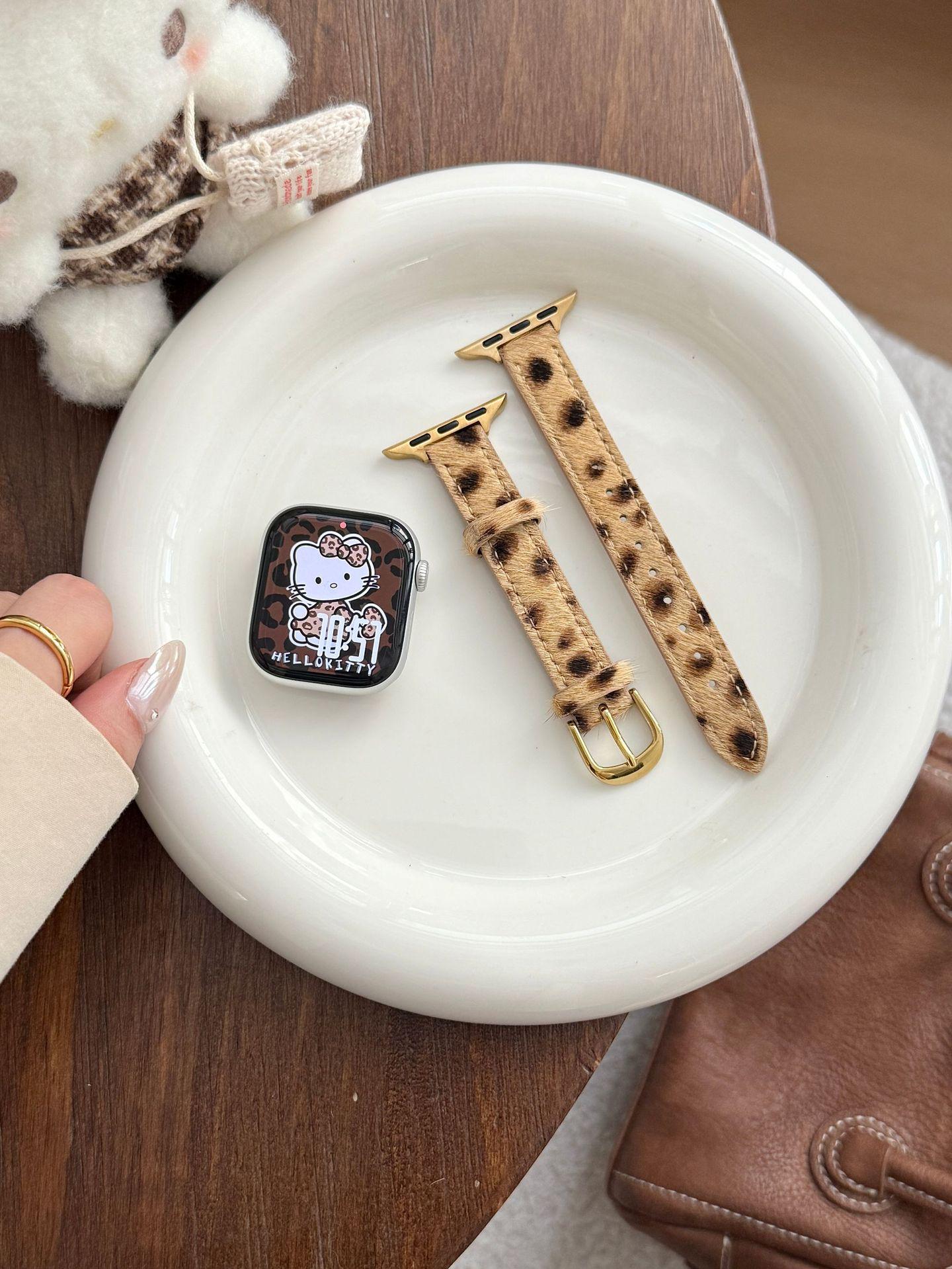 Leopard Print Watch Band for Apple iWatch 11th Gen, Ultra SE 42/44/45/46/49mm
Leopard Print Watch Band for Apple iWatch 11th Gen, Ultra SE 42/44/45/46/49mm