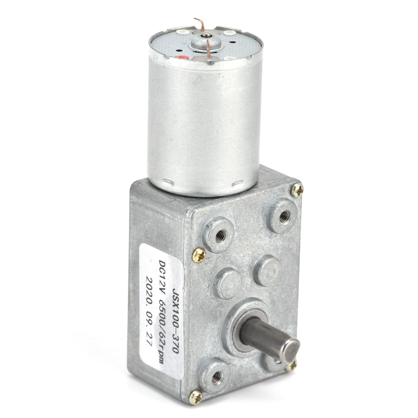 Worm Gear Motor JSX100370 SelfLocking DC 12V 62RPM Speed Reduce Electric Reducer Engine
Worm Gear Motor JSX100370 SelfLocking DC 12V 62RPM Speed Reduce Electric Reducer Engine