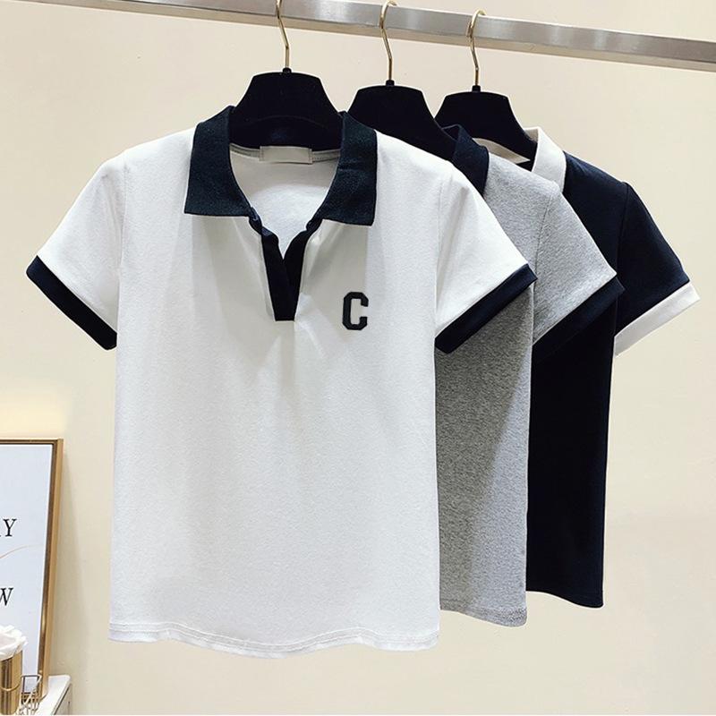 Plus Size Women s V-Neck Polo Shirt - Short Sleeve, Summer 2025 Slimming Tummy-Covering Top 2XL (120-130 lbs)
Plus Size Women s V-Neck Polo Shirt - Short Sleeve, Summer 2025 Slimming Tummy-Covering Top 2XL (120-130 lbs)