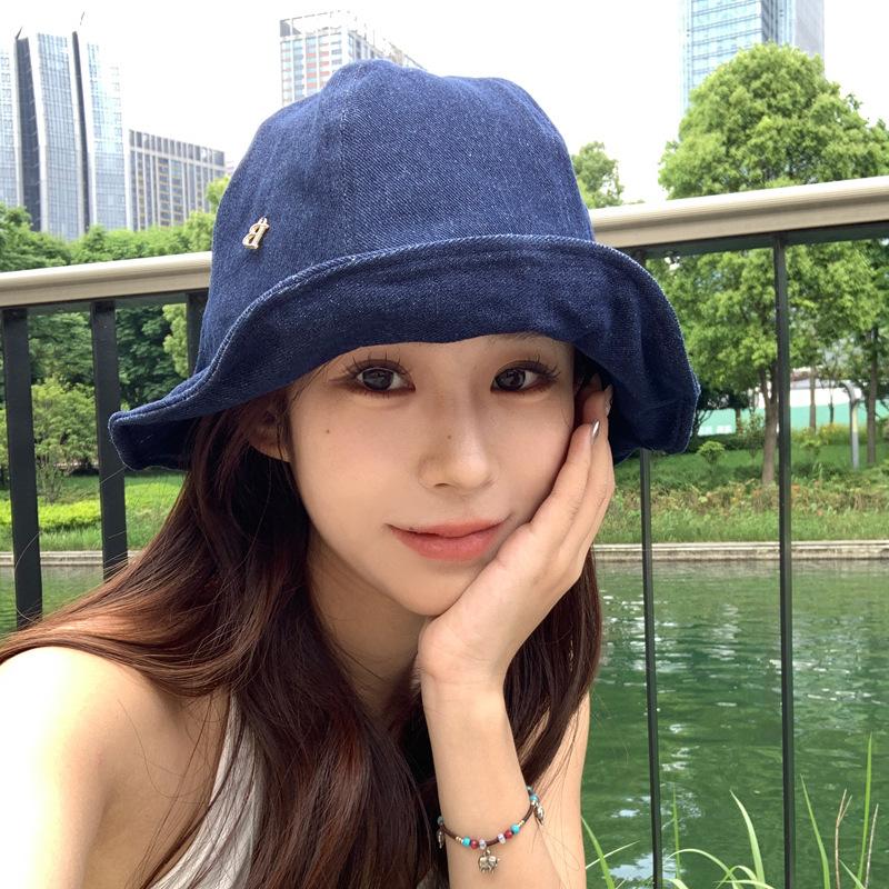 Джинсовая куполообразная шляпа-панама с оборками, демонстрирующая маленькую, универсальную, ретро, солнцезащитную шляпу-ведро 52-58cm
Джинсовая куполообразная шляпа-панама с оборками, демонстрирующая маленькую, универсальную, ретро, солнцезащитную шляпу-ведро 52-58cm