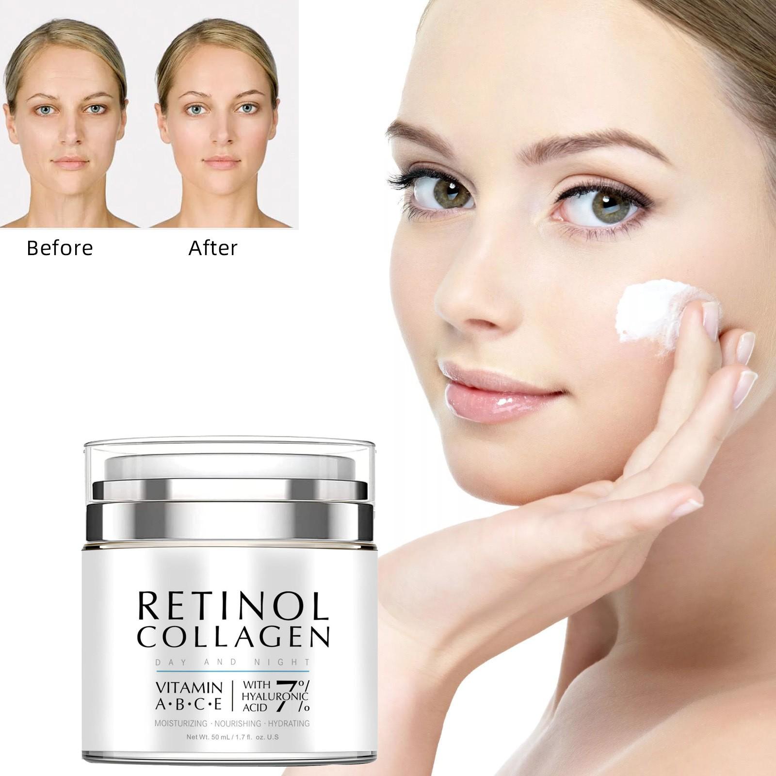 Collagen Cream Firming Hydrating Moisturizing Cream Refreshing Rejuvenating Glowing Face Cream 50ml One Size білий
Collagen Cream Firming Hydrating Moisturizing Cream Refreshing Rejuvenating Glowing Face Cream 50ml One Size білий