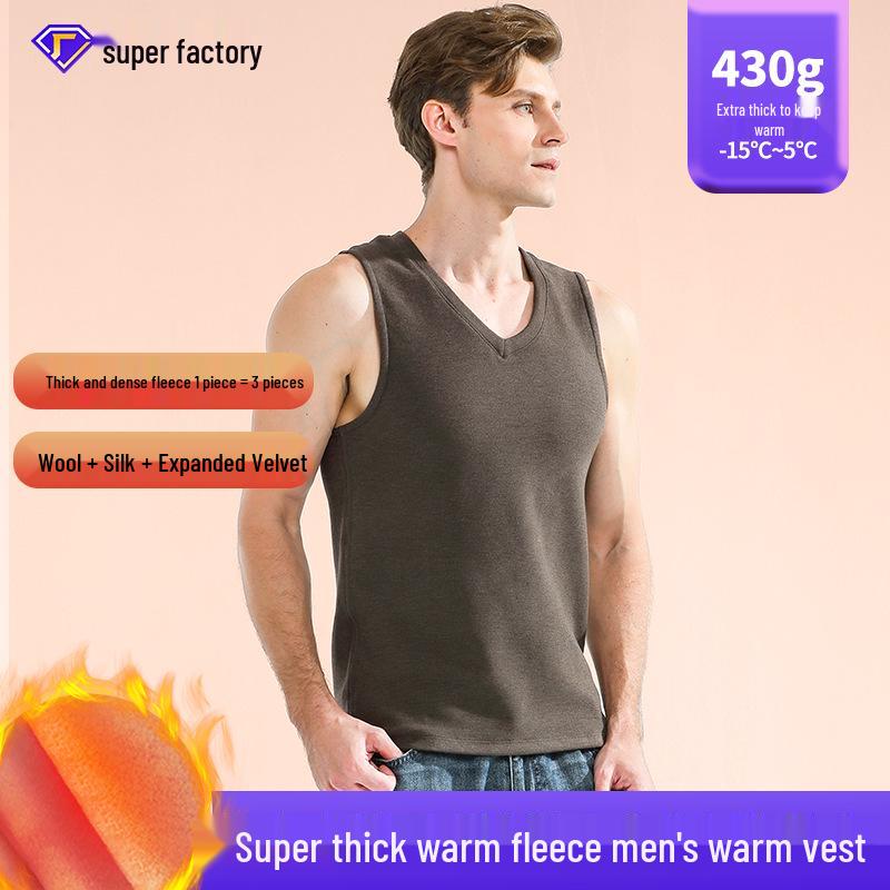 Super Thick & Warm Men s Silk Wool V-Neck Vest for Autumn & Winter L (100-125 lbs) темно-сірий колір
Super Thick & Warm Men s Silk Wool V-Neck Vest for Autumn & Winter L (100-125 lbs) темно-сірий колір