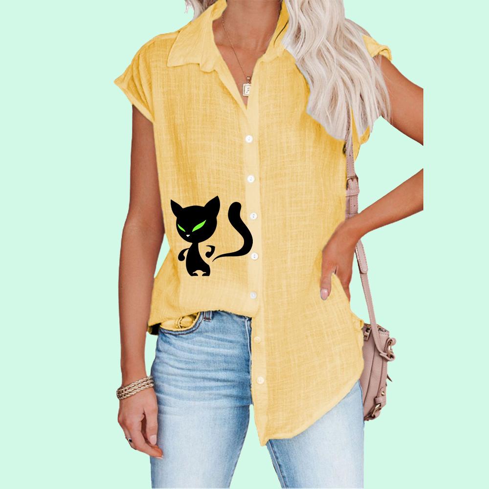 Женская повседневная футболка с принтом, летняя мода, тонкий топ, кардиган больших размеров, блузки с короткими рукавами 5XL жёлтый
Женская повседневная футболка с принтом, летняя мода, тонкий топ, кардиган больших размеров, блузки с короткими рукавами 5XL жёлтый