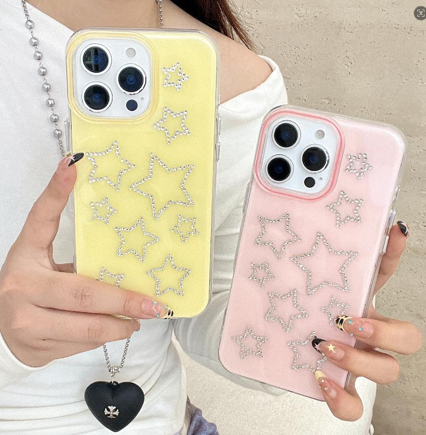 Drop-Proof iPhone Case: Sparkling Diamond Star Jelly for iPhone 13/14/15/16/17 Pro Max 13 Pro Max рожевий
Drop-Proof iPhone Case: Sparkling Diamond Star Jelly for iPhone 13/14/15/16/17 Pro Max 13 Pro Max рожевий