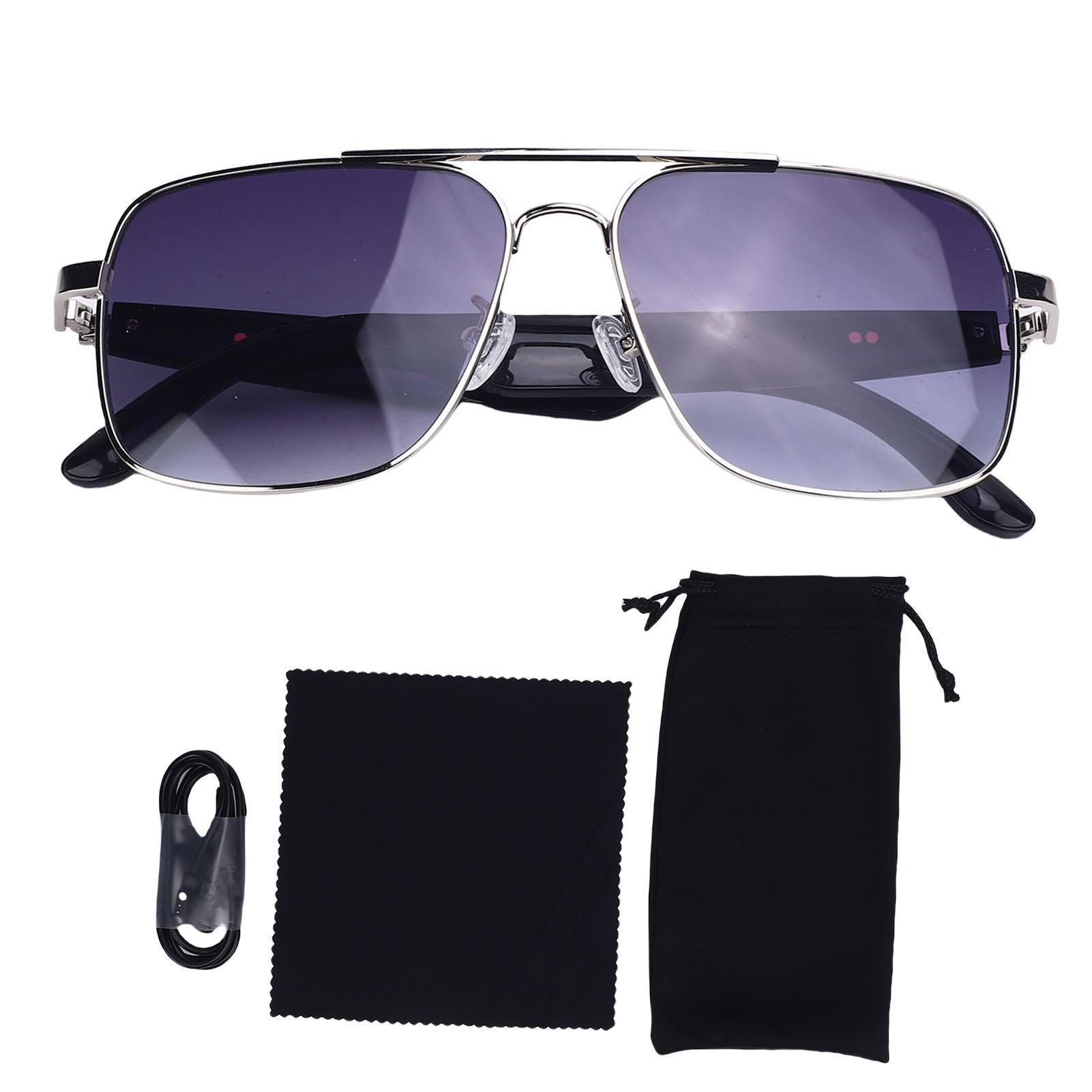 Unisex Smart Glasses Voice Assistant Compatible Bluetooth Sunglasses with Microphone Speakers
Unisex Smart Glasses Voice Assistant Compatible Bluetooth Sunglasses with Microphone Speakers