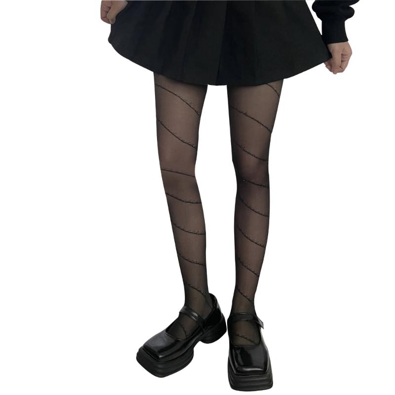 Diagonal Stripes Fishnet Tights Black Stockings Pantyhose Stockings Sexy Pattern Tights Pantyhose For Women High Waist 1
Diagonal Stripes Fishnet Tights Black Stockings Pantyhose Stockings Sexy Pattern Tights Pantyhose For Women High Waist 1
