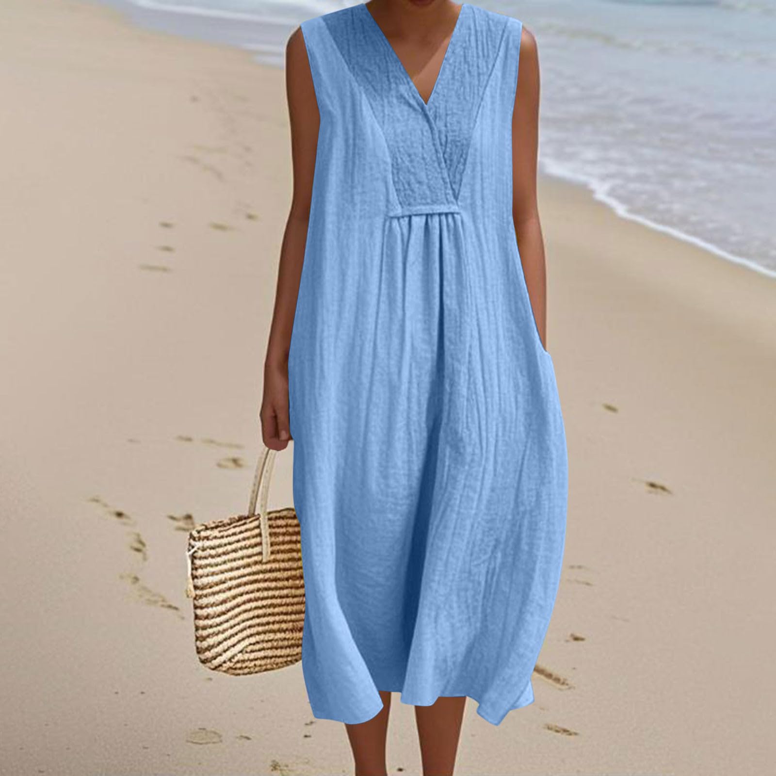 Women s Fashionable Loose-Fit Casual Dress L синій
Women s Fashionable Loose-Fit Casual Dress L синій