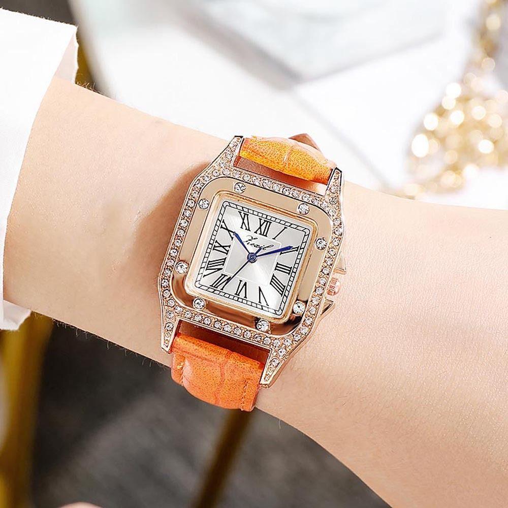 Temperament Wristwatches Roman Numbers Dial Women Watches Female Clock Quartz Wrist Watches Crystal
Temperament Wristwatches Roman Numbers Dial Women Watches Female Clock Quartz Wrist Watches Crystal