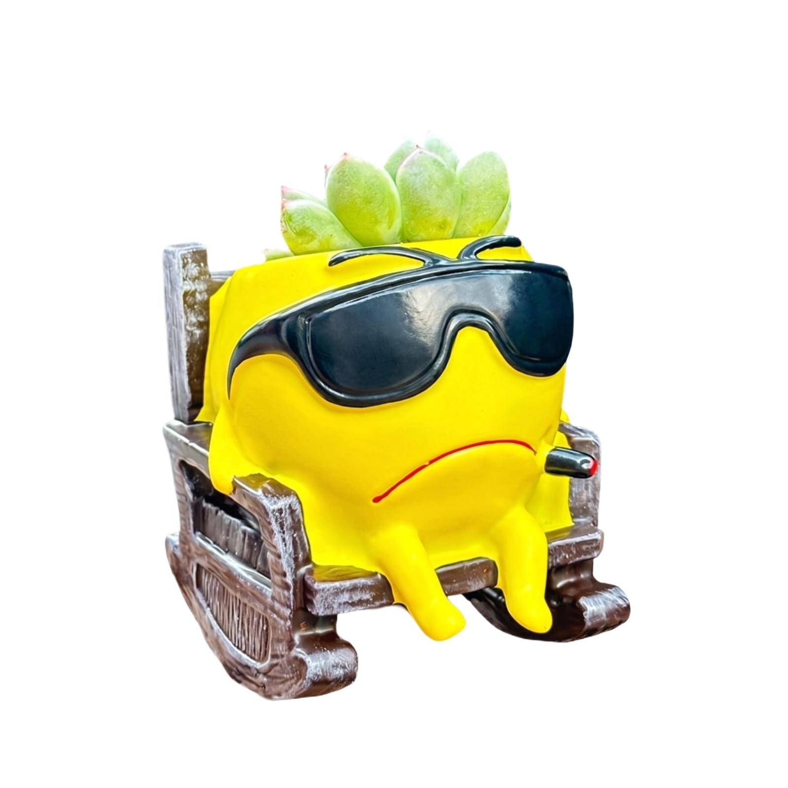 Creative Desktop Decoration Figurine Resin Material Rocking Chair Design with Sunglasses and Grapes Home Office Table Ornament one size
Creative Desktop Decoration Figurine Resin Material Rocking Chair Design with Sunglasses and Grapes Home Office Table Ornament one size