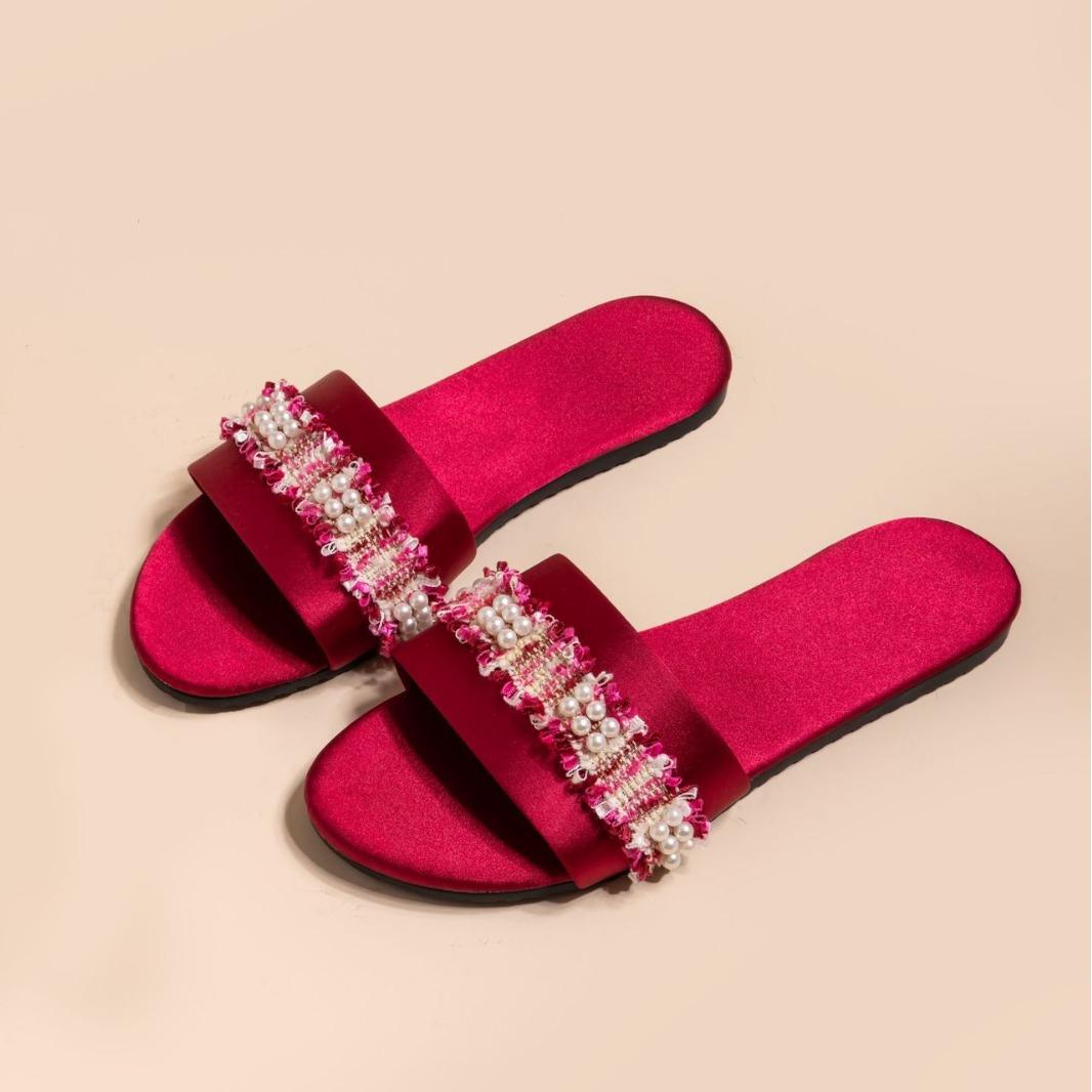Women s Open Toe Slides House Sandals Summer Satin Slip on Flat Sandals Indoor Outdoor Beach Shoes for Women Dress Shoes Comfortable Bedroom Slippers 36-37
Women s Open Toe Slides House Sandals Summer Satin Slip on Flat Sandals Indoor Outdoor Beach Shoes for Women Dress Shoes Comfortable Bedroom Slippers 36-37