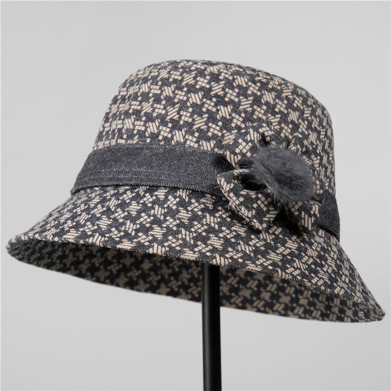 Mom Hat Female Season Grandma Thickened Warm Woolen Basin Hat Bucket Hat Old Lady Cloth Hat M(56-58cm) темно-сірий
Mom Hat Female Season Grandma Thickened Warm Woolen Basin Hat Bucket Hat Old Lady Cloth Hat M(56-58cm) темно-сірий