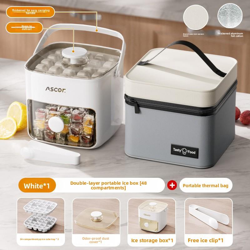 Ice Tray Ice Cube Mold Ice Box Ice Ball Maker Large Capacity Ice Storage Household Food Grade For Refrigerator molde para hielo белый
Ice Tray Ice Cube Mold Ice Box Ice Ball Maker Large Capacity Ice Storage Household Food Grade For Refrigerator molde para hielo белый