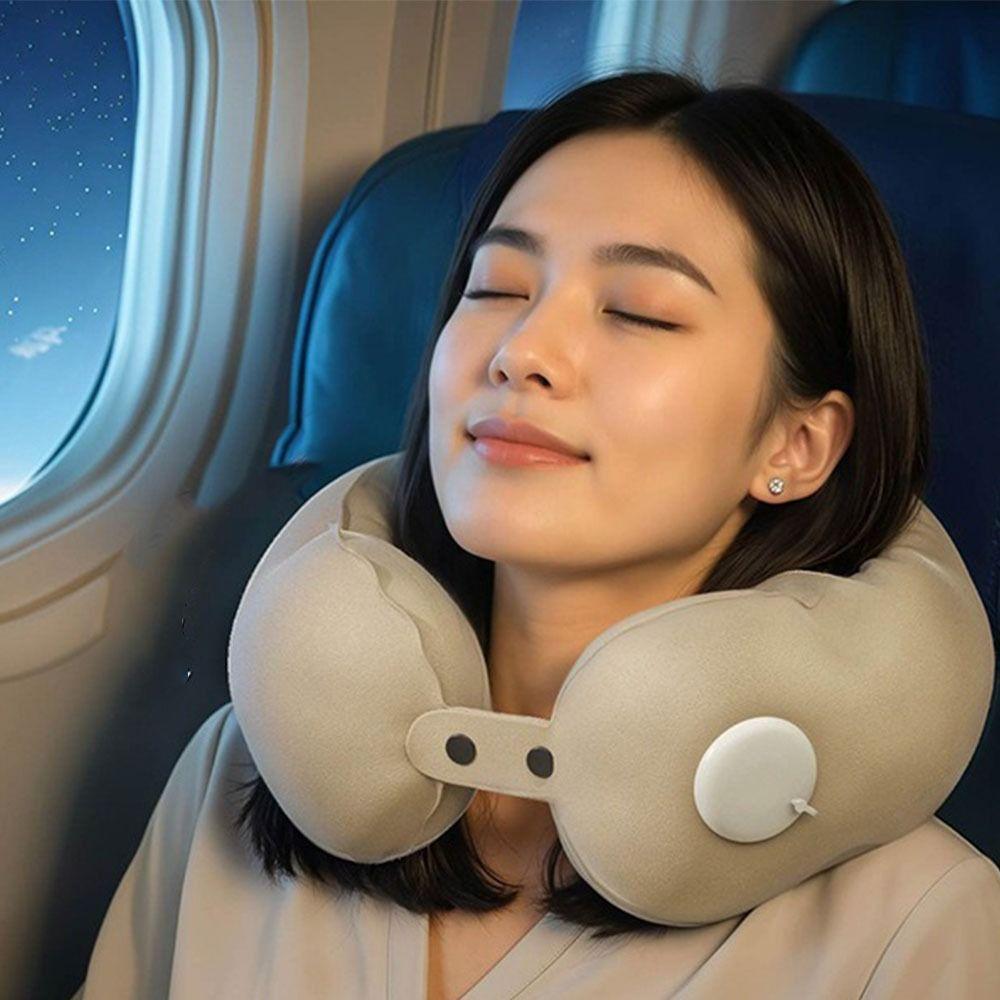 Pressed Inflation Inflatable Travel Pillow Comfort Neck Support Cushion Women Men L-Inflatable Pillow
Pressed Inflation Inflatable Travel Pillow Comfort Neck Support Cushion Women Men L-Inflatable Pillow