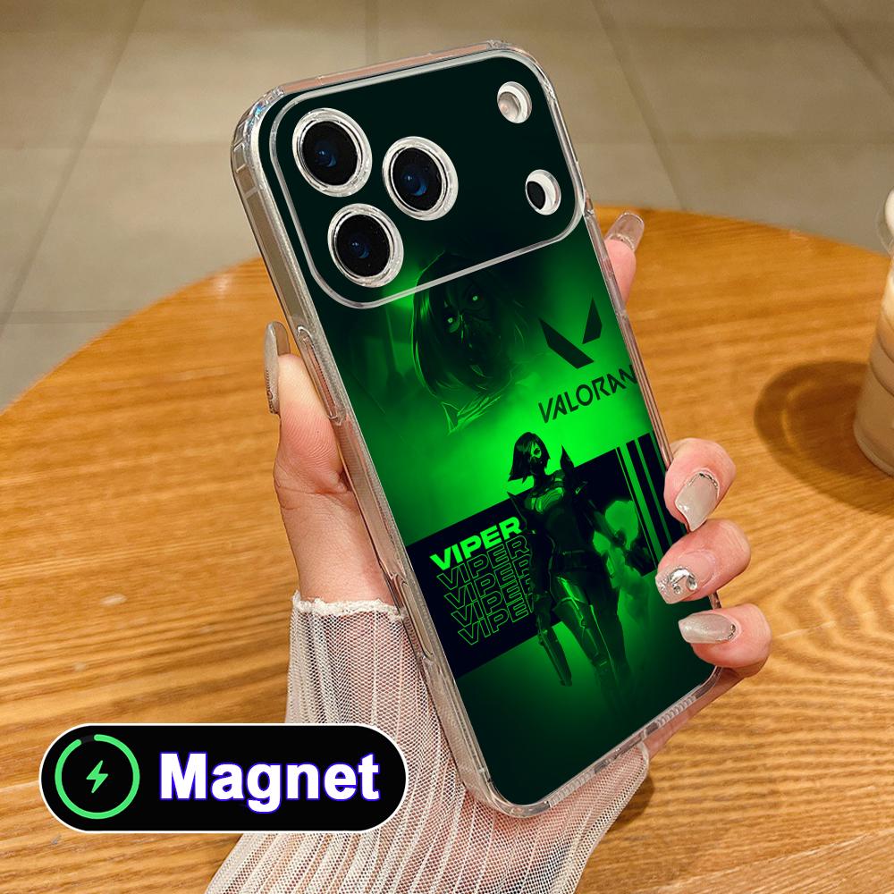 Valo Viper Phone Case for iPhone 17 16 15 14 13 12 11 Air Pro Max Plus Mini Soft TPU Clear Magsafe Cover iPhone 11 Pro Max
Valo Viper Phone Case for iPhone 17 16 15 14 13 12 11 Air Pro Max Plus Mini Soft TPU Clear Magsafe Cover iPhone 11 Pro Max