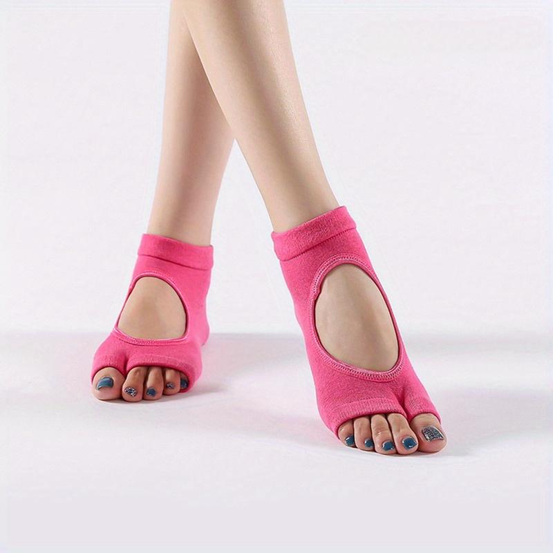 Women Two Toe Yoga Socks Non-slip Shockproof Sport Pilates Sock Quick-Dry Ballet Professiona Dance Sock рожевий червоний колір
Women Two Toe Yoga Socks Non-slip Shockproof Sport Pilates Sock Quick-Dry Ballet Professiona Dance Sock рожевий червоний колір