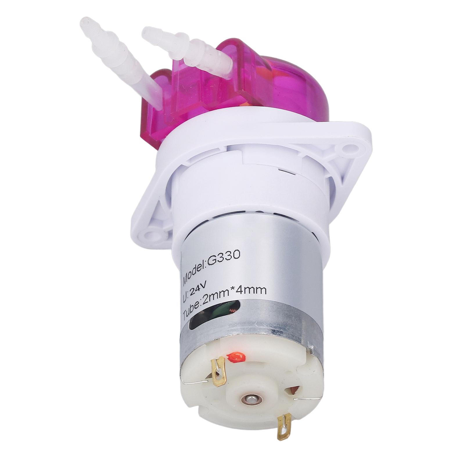 Peristaltic Pump Mini DC Micro Circulating Electric Self Priming Liquid Dosing Pump 5000RPM 24V
Peristaltic Pump Mini DC Micro Circulating Electric Self Priming Liquid Dosing Pump 5000RPM 24V