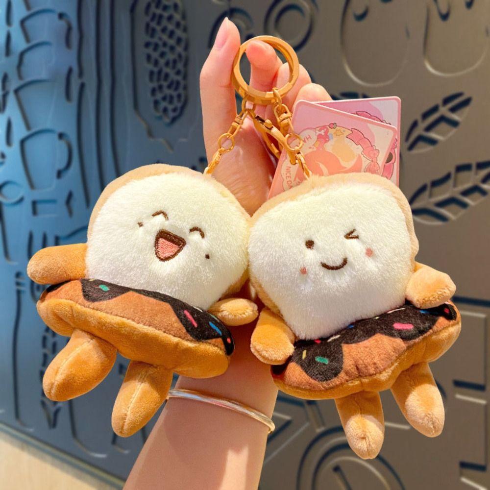 Cute Plush Cartoon Keyring Soft Doll Bag Decoration Toy Plush Toast Key Chain Gifts Style 2
Cute Plush Cartoon Keyring Soft Doll Bag Decoration Toy Plush Toast Key Chain Gifts Style 2