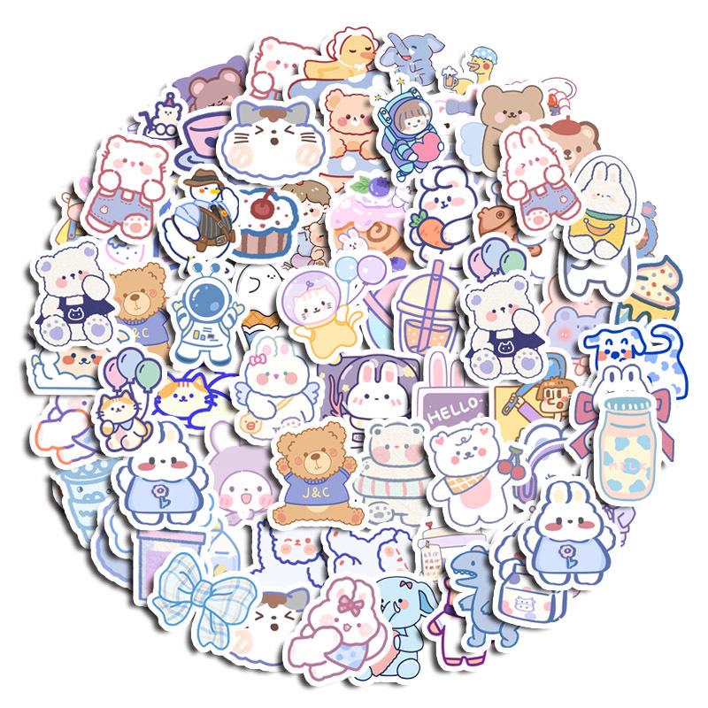 Cute Bear & Rabbit Emoji Waterproof Traceless Stickers - Diary, Phone Case, Cup Decoration
Cute Bear & Rabbit Emoji Waterproof Traceless Stickers - Diary, Phone Case, Cup Decoration