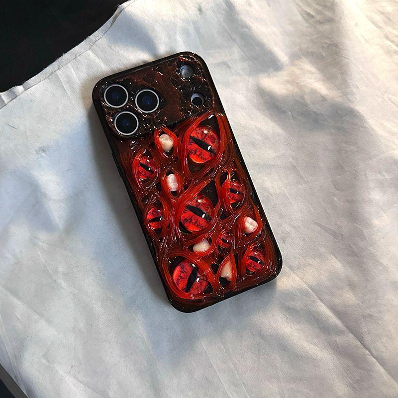 Niche red tooth eye all-inclusive, suitable for 17pro mobile phone case, Apple iPhone16Pro personalized new 15P anti-drop. x
Niche red tooth eye all-inclusive, suitable for 17pro mobile phone case, Apple iPhone16Pro personalized new 15P anti-drop. x