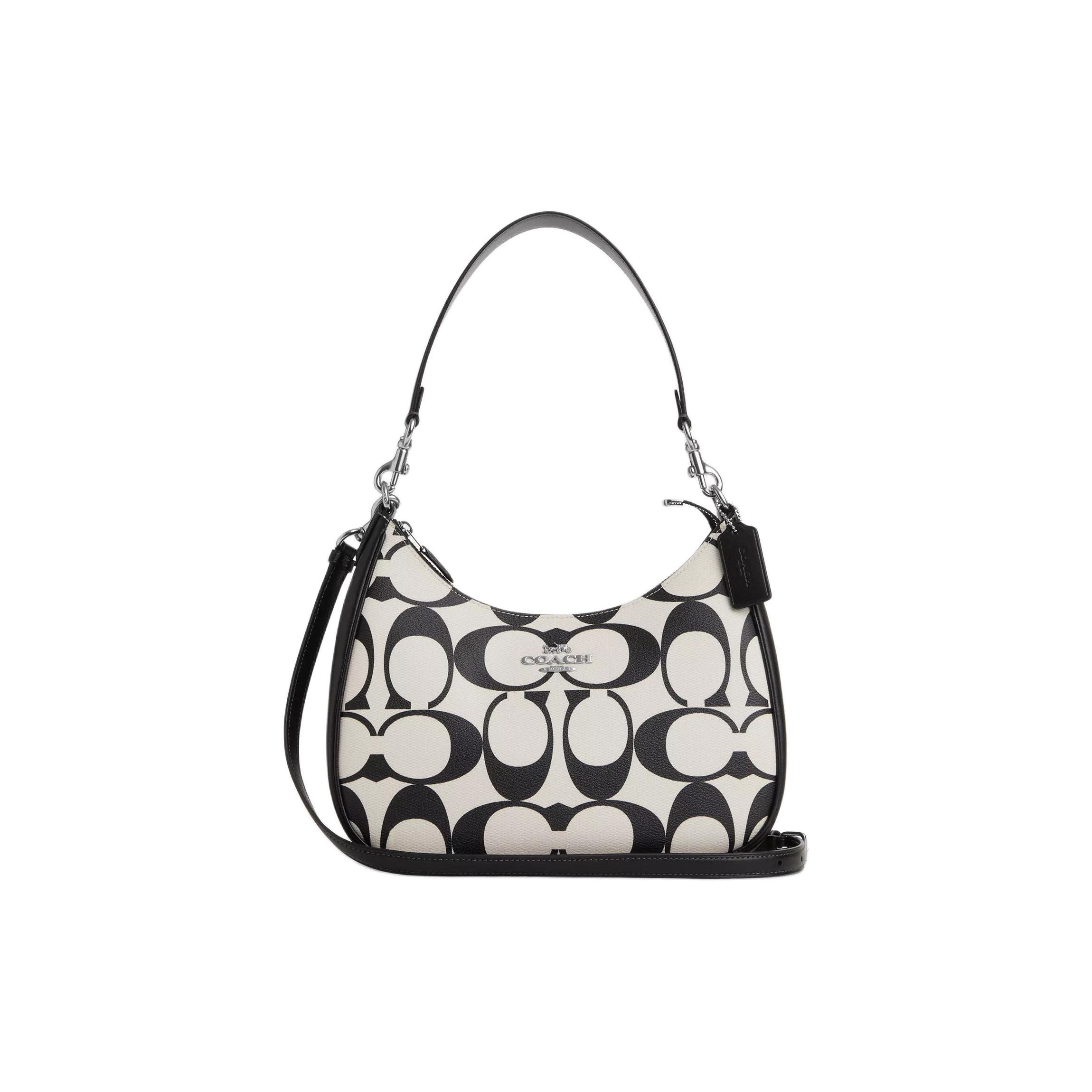 Coach Teri 29 Logo Hardware Classic Monogram Zipper Closure Canvas And Leather Tote Bag Women Tote Bags Silver Chalk CP065-SVCAH Basic Set (Bag+Dust Bag)
Coach Teri 29 Logo Hardware Classic Monogram Zipper Closure Canvas And Leather Tote Bag Women Tote Bags Silver Chalk CP065-SVCAH Basic Set (Bag+Dust Bag)