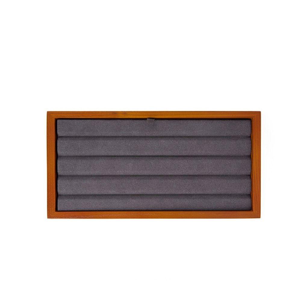 Solid Wood Flat Jewelry Tray Microfiber Valet Beads Storage Board Jewelry Display Props Rings Gray-Strip-shaped
Solid Wood Flat Jewelry Tray Microfiber Valet Beads Storage Board Jewelry Display Props Rings Gray-Strip-shaped