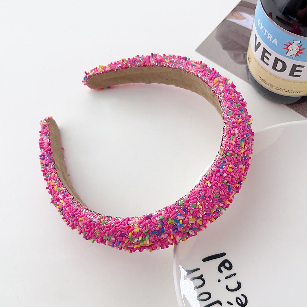 Милая конфетно-цветная повязка на голову с широкими полями и губчатой вставкой, аксессуар для волос для женщин
Милая конфетно-цветная повязка на голову с широкими полями и губчатой вставкой, аксессуар для волос для женщин