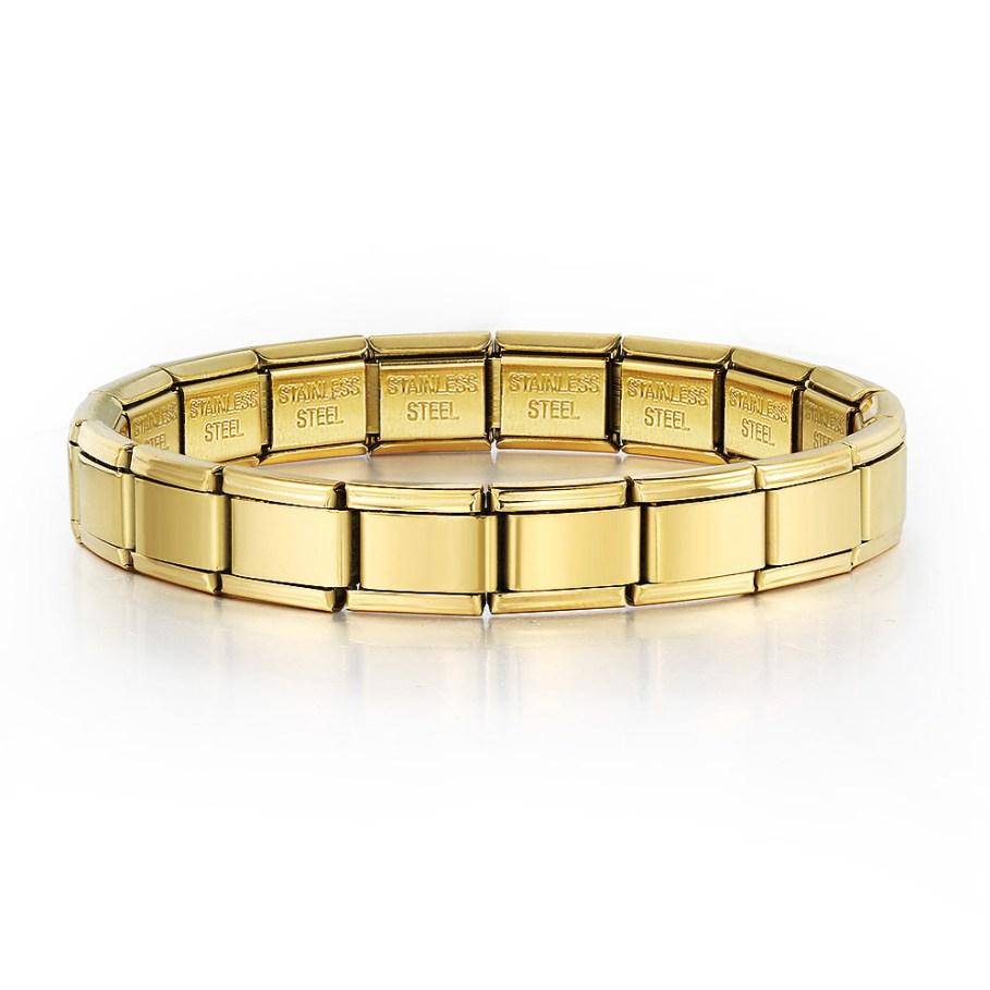 URING Women Men Simple Bangles Charms Italian Links Stainless Steel 9mm Width Fashion Gold Color Bracelets Jewelry Gifts
URING Women Men Simple Bangles Charms Italian Links Stainless Steel 9mm Width Fashion Gold Color Bracelets Jewelry Gifts