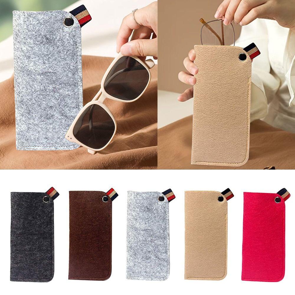Felt Hanging Glasses Sunglasses Bag Thickened Reading Eyewear Case Eyewear Protector Students кавовий
Felt Hanging Glasses Sunglasses Bag Thickened Reading Eyewear Case Eyewear Protector Students кавовий