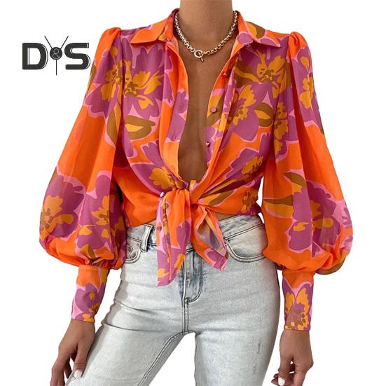 Женская рубашка с длинными рукавами и лацканами, топы с цветочным принтом, однобортная свободная тонкая блузка, рабочая одежда XL оранжевый
Женская рубашка с длинными рукавами и лацканами, топы с цветочным принтом, однобортная свободная тонкая блузка, рабочая одежда XL оранжевый
