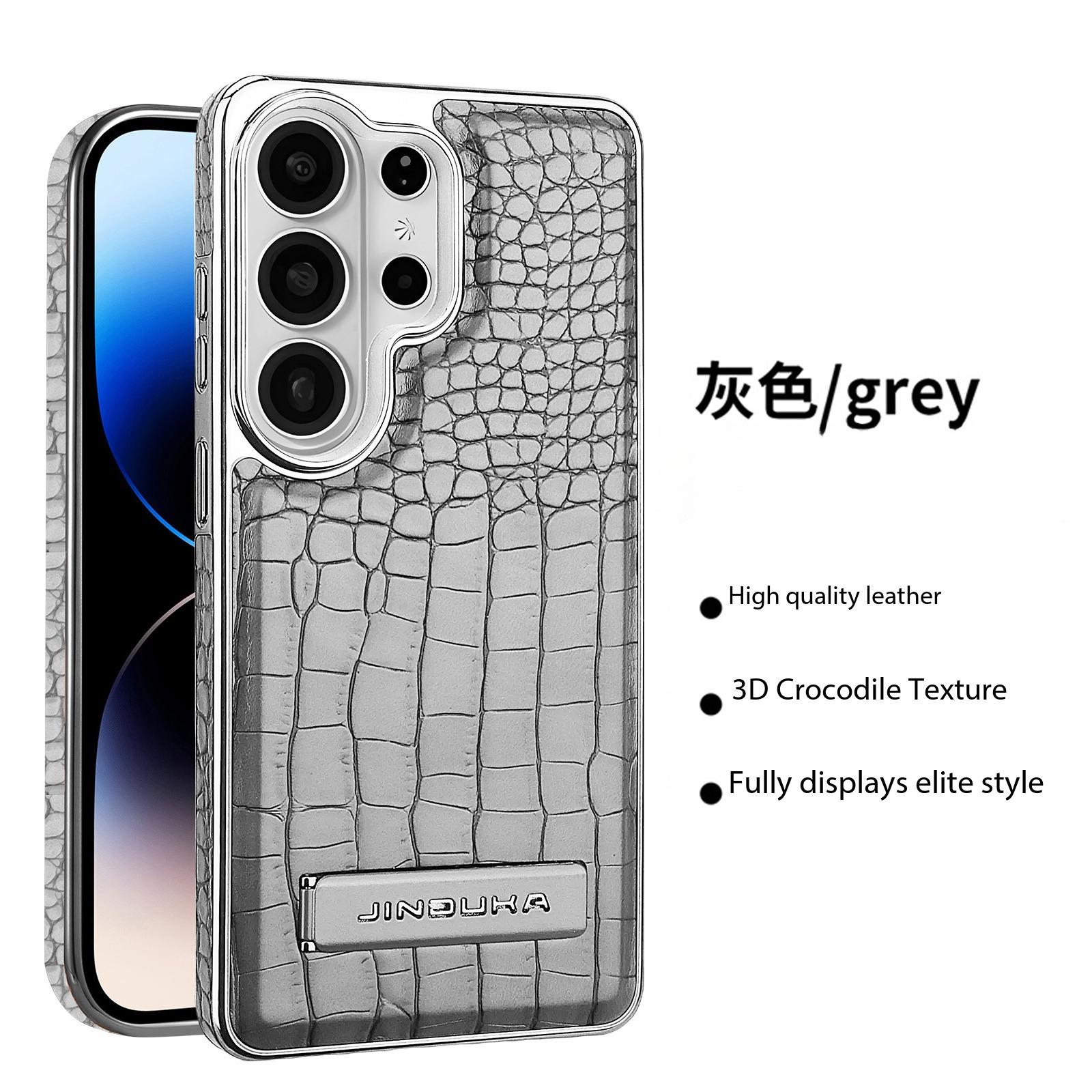 Premium Crocodile Grain Leather Magnetic Phone Case for Samsung Galaxy S26 Ultra S25 Edge S24 Plus S23 Bracket Plating Cover Galaxy S23+ серый
Premium Crocodile Grain Leather Magnetic Phone Case for Samsung Galaxy S26 Ultra S25 Edge S24 Plus S23 Bracket Plating Cover Galaxy S23+ серый