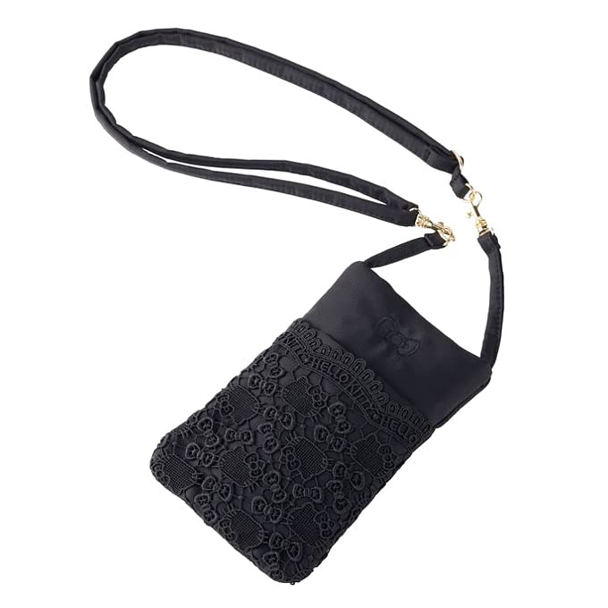 Hello Kitty x Chikazawa Lace Shop x Swany Collaboration 3way Pouch S Black A-642 
Hello Kitty x Chikazawa Lace Shop x Swany Collaboration 3way Pouch S Black A-642